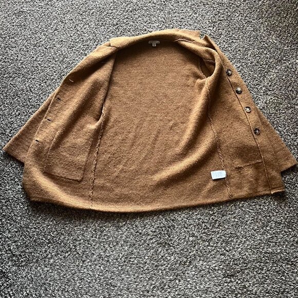 Jcrew Wool Coat Small Trench-style Tan Womens Small Classic Winter Longline Coat - Picture 4 of 8